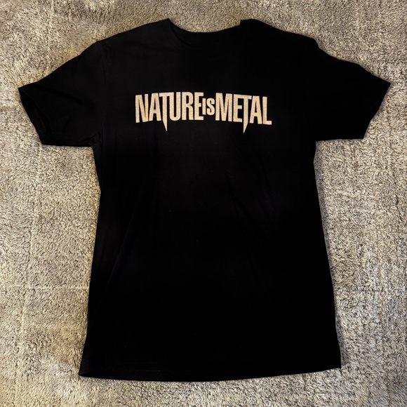 Nature Is Metal Tee Mens Medium - Picture 1 of 3